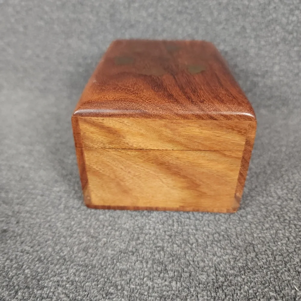 Archana Crafts Handcrafted Wooden Box Decorative Storage Jewelry Trinket‎